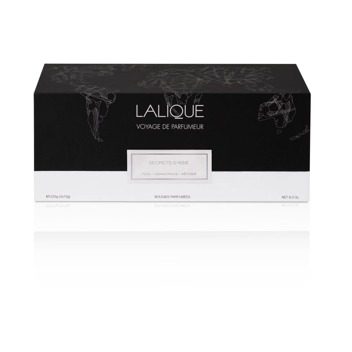 Lalique Asian Secrets Scented Candles, Gift, Set of 3